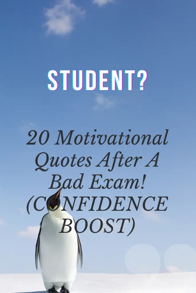 student bad exam motivational quotes