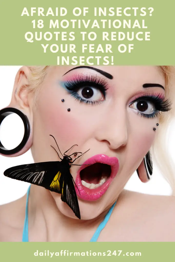 Afraid of Insects? 18 Motivational Quotes To Reduce Your Fear of Insects! (CALM AFFIRMATIONS)